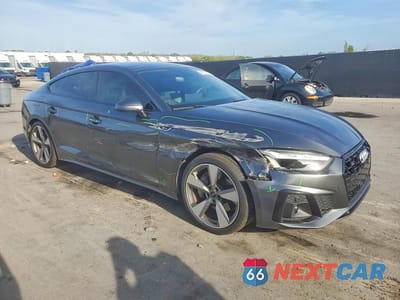 Czwarte zdjęcie samochodu z boku: 2021 AUDI A5 PREMIUM PLUS 45 VIN:WAUFACF53MA037293 - miniatura