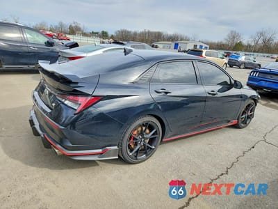 Trzecie zdjęcie samochodu z tyłu: 2024 HYUNDAI ELANTRA N BASE VIN:KMHLW4DK4RU022194 - miniatura
