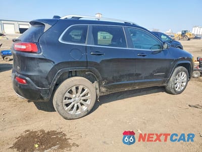 Trzecie zdjęcie samochodu z tyłu: 2017 JEEP CHEROKEE OVERLAND VIN:1C4PJMJS0HW622612 - miniatura