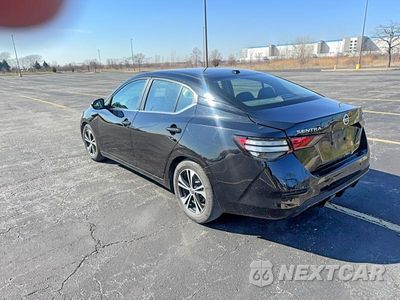 Trzecie zdjęcie samochodu z tyłu: 2021 NISSAN SENTRA SV VIN:3N1AB8CVXMY222998 - miniatura