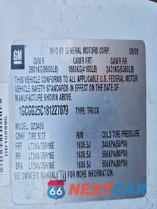 Zdjęcie 13 z 13 samochodu: 2008 CHEVROLET EXPRESS 2500 UTILITY / SERVICE VAN VIN:1GCGG25C181227079 - miniatura