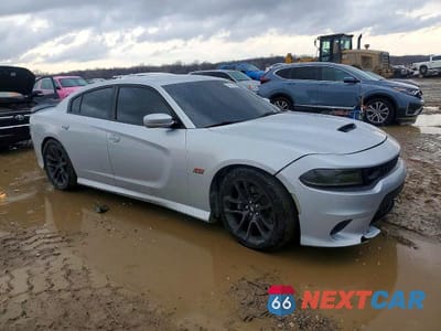 Czwarte zdjęcie samochodu z boku: 2020 DODGE CHARGER SCAT PACK VIN:2C3CDXGJ9LH219441 - miniatura