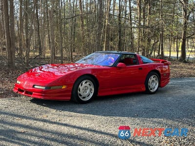 Drugie zdjęcie samochodu z przodu: 1991 CHEVROLET CORVETTE ZR-1 VIN:1G1YZ23J1M5800588 - miniatura