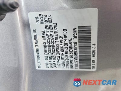 Zdjęcie 12 z 12 samochodu: 2019 HONDA ODYSSEY EX VIN:5FNRL6H55KB061933 - miniatura