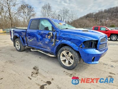 Czwarte zdjęcie samochodu z boku: 2014 RAM 1500 SPORT VIN:1C6RR7HT9ES245046 - miniatura