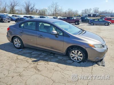 Czwarte zdjęcie samochodu z boku: 2012 HONDA CIVIC LX VIN:19XFB2F58CE106517 - miniatura