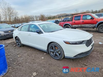 Czwarte zdjęcie samochodu z boku: 2023 HONDA ACCORD HYBRID SPORT VIN:1HGCY2F57PA017680 - miniatura