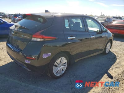 Trzecie zdjęcie samochodu z tyłu: 2019 NISSAN LEAF S VIN:1N4AZ1CP8KC305911 - miniatura