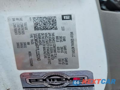 Zdjęcie 13 z 13 samochodu: 2020 CHEVROLET EXPRESS 2500 CARGO UTILITY / SERVICE VAN VIN:1GCWGAFP7L1152243 - miniatura