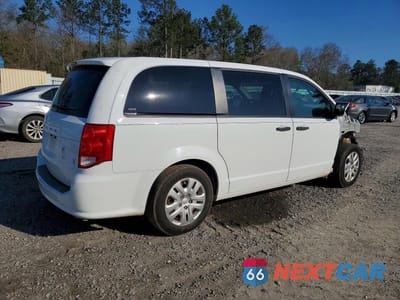 Trzecie zdjęcie samochodu z tyłu: 2019 DODGE GRAND CARAVAN SE VIN:2C4RDGBG8KR503699 - miniatura
