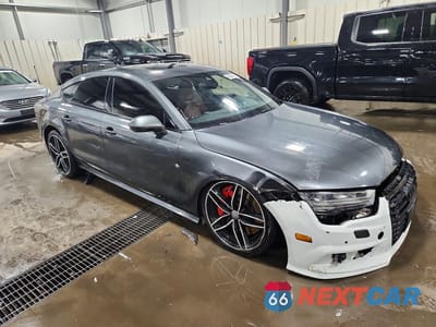 Czwarte zdjęcie samochodu z boku: 2018 AUDI S7 PREMIUM PLUS VIN:WAUWFBFC7JN066326 - miniatura