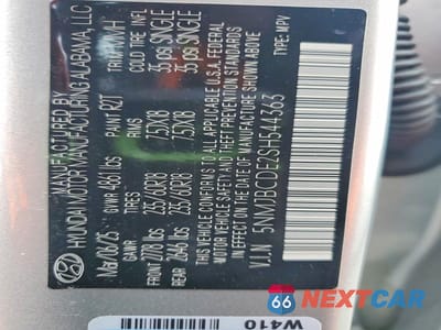 Zdjęcie 13 z 13 samochodu: 2025 HYUNDAI TUCSON SEL VIN:5NMJBCDE2SH544363 - miniatura