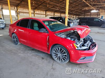 Czwarte zdjęcie samochodu z boku: 2016 VOLKSWAGEN JETTA SPORT VIN:3VWD17AJ4GM254720 - miniatura