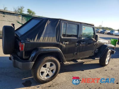 Trzecie zdjęcie samochodu z tyłu: 2007 JEEP WRANGLER SAHARA VIN:1J4GA59177L145799 - miniatura