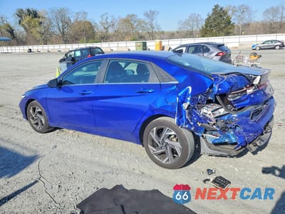 Drugie zdjęcie samochodu z przodu: 2024 HYUNDAI ELANTRA SEL VIN:KMHLS4DG7RU733878 - miniatura