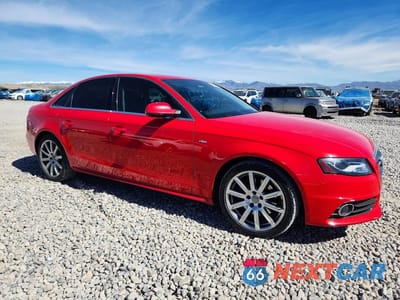 Czwarte zdjęcie samochodu z boku: 2012 AUDI A4 PREMIUM PLUS VIN:WAUFFAFL9CA118950 - miniatura