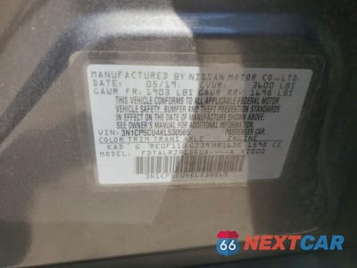 Zdjęcie 14 z 14 samochodu: 2019 NISSAN KICKS S VIN:3N1CP5CU4KL530565 - miniatura