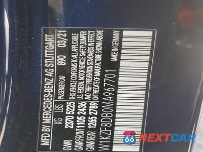 Zdjęcie 13 z 13 samochodu: 2021 MERCEDES-BENZ E 350 VIN:W1KZF8DB0MA967701 - miniatura