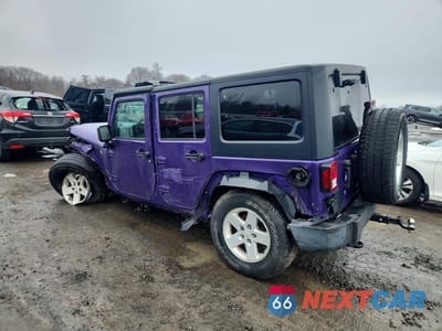 Drugie zdjęcie samochodu z przodu: 2018 JEEP WRANGLER UNLIMITED SPORT VIN:1C4BJWDG4JL888753 - miniatura