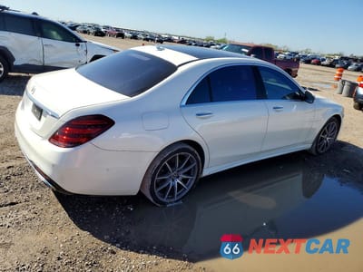 Trzecie zdjęcie samochodu z tyłu: 2018 MERCEDES-BENZ S 560 VIN:WDDUG8DB5JA414691 - miniatura