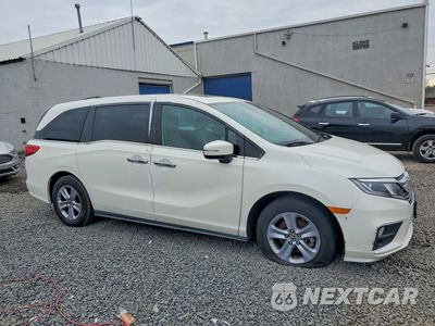 Czwarte zdjęcie samochodu z boku: 2019 HONDA ODYSSEY EXL VIN:5FNRL6H70KB023155 - miniatura