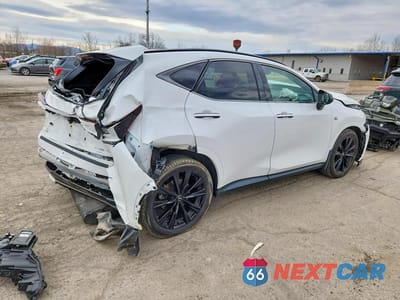 Trzecie zdjęcie samochodu z tyłu: 2025 LEXUS NX 350 F SPORT HANDLING VIN:2T2KGCEZ2SC072710 - miniatura