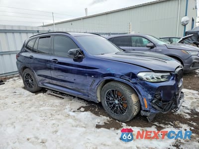 Czwarte zdjęcie samochodu z boku: 2023 BMW X3 M40I VIN:5UX83DP02P9P24381 - miniatura