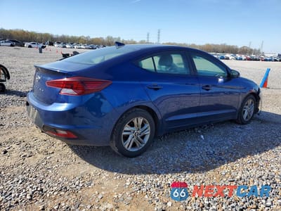 Trzecie zdjęcie samochodu z tyłu: 2019 HYUNDAI ELANTRA SEL VIN:5NPD84LF0KH402477 - miniatura
