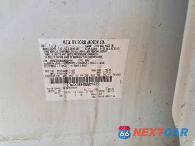 Zdjęcie 12 z 12 samochodu: 2013 FORD FLEX SE VIN:2FMGK5B84DBD24965 - miniatura