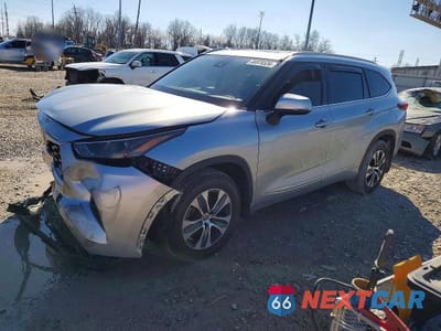 2022 TOYOTA HIGHLANDER XLE 5TDGZRBH8NS190002 - główne zdjęcie licytacji z USA - miniatura
