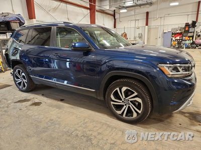 Czwarte zdjęcie samochodu z boku: 2022 VOLKSWAGEN ATLAS SEL VIN:1V2BP2CA4NC513826 - miniatura
