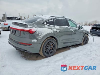 Trzecie zdjęcie samochodu z tyłu: 2023 AUDI E-TRON SPORTBACK PRESTIGE VIN:WA13AAGE1PB007310 - miniatura
