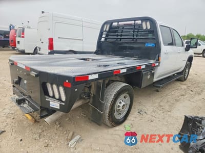 Trzecie zdjęcie samochodu z tyłu: 2024 CHEVROLET SILVERADO HD FLATBED TRUCK VIN:1GB1YNE79RF220400 - miniatura
