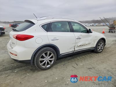 Trzecie zdjęcie samochodu z tyłu: 2017 INFINITI QX50 BASE VIN:JN1BJ0RR7HM415752 - miniatura