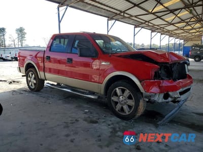Czwarte zdjęcie samochodu z boku: 2008 FORD F150 SUPERCREW VIN:1FTPW12V08FA91842 - miniatura