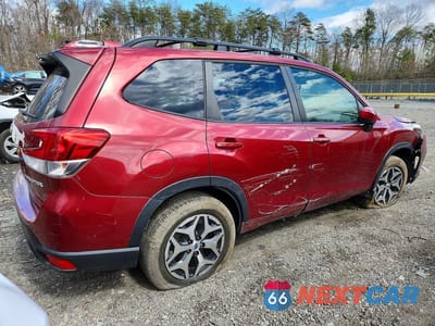 Trzecie zdjęcie samochodu z tyłu: 2021 SUBARU FORESTER PREMIUM VIN:JF2SKAFC9MH559520 - miniatura
