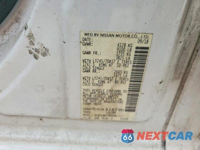 Zdjęcie 13 z 13 samochodu: 2018 NISSAN NV2500 DELIVERY VAN VIN:1N6BF0LY0JN818290 - miniatura