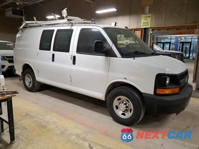 Czwarte zdjęcie samochodu z boku: 2016 CHEVROLET EXPRESS 2500 UTILITY / SERVICE VAN VIN:1GCWGAFFXG1146160 - miniatura