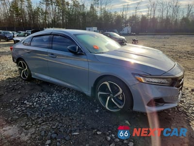 Czwarte zdjęcie samochodu z boku: 2021 HONDA ACCORD SPORT SE VIN:1HGCV1F47MA079022 - miniatura