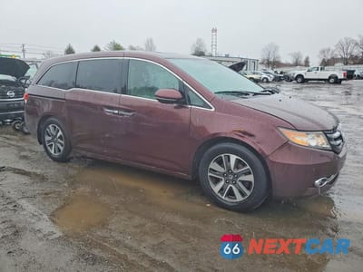 Czwarte zdjęcie samochodu z boku: 2014 HONDA ODYSSEY EX VIN:5FNRL5H91EB017235 - miniatura