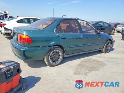 Trzecie zdjęcie samochodu z tyłu: 2000 HONDA CIVIC VIN:2HGEJ6612YH504905 - miniatura