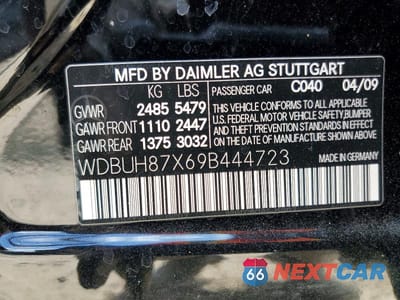 Zdjęcie 13 z 13 samochodu: 2009 MERCEDES-BENZ E 350 4MATIC VIN:WDBUH87X69B444723 - miniatura