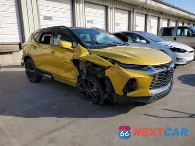 Czwarte zdjęcie samochodu z boku: 2022 CHEVROLET BLAZER RS VIN:3GNKBERS1NS234935 - miniatura