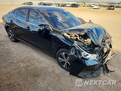 Czwarte zdjęcie samochodu z boku: 2021 NISSAN SENTRA VIN:3N1AB8CV6MY295544 - miniatura