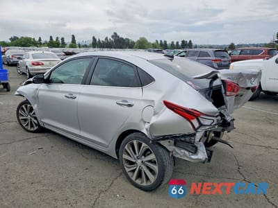 Drugie zdjęcie samochodu z przodu: 2021 HYUNDAI ACCENT LIMITED VIN:3KPC34A66ME133695 - miniatura