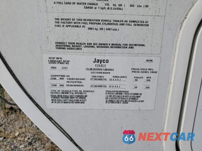 Zdjęcie 10 z 10 samochodu: 2009 JAYCO JAY FEATHER CAMPER VIN:1UJBJ02K991JB0083 - miniatura