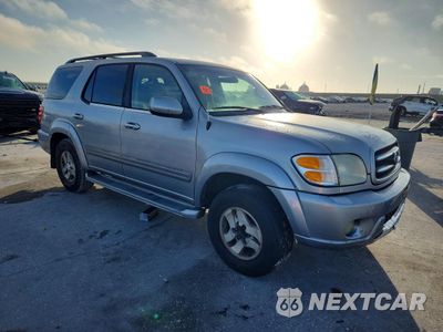 Czwarte zdjęcie samochodu z boku: 2001 TOYOTA SEQUOIA LIMITED VIN:5TDZT38A71S027188 - miniatura