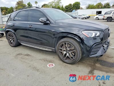 Czwarte zdjęcie samochodu z boku: 2021 MERCEDES-BENZ GLE AMG 53 4MATIC VIN:4JGFB6BB1MA376854 - miniatura