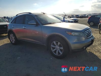 Czwarte zdjęcie samochodu z boku: 2005 INFINITI FX35 BASE VIN:JNRAS08U05X109563 - miniatura