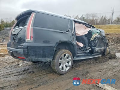 Trzecie zdjęcie samochodu z tyłu: 2019 CADILLAC ESCALADE ESV LUXURY VIN:1GYS4HKJ7KR139343 - miniatura